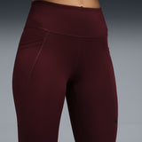 Puma Women Burgundy Active Wear Leggings & Tights