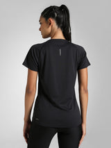 W RUN VELOCITY TEE (POLY)