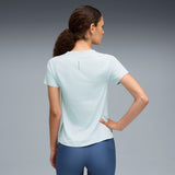 Puma Women Light-Blue Active Wear T-Shirts