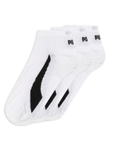 Puma Unisex White Sneaker Socks Pack of 3