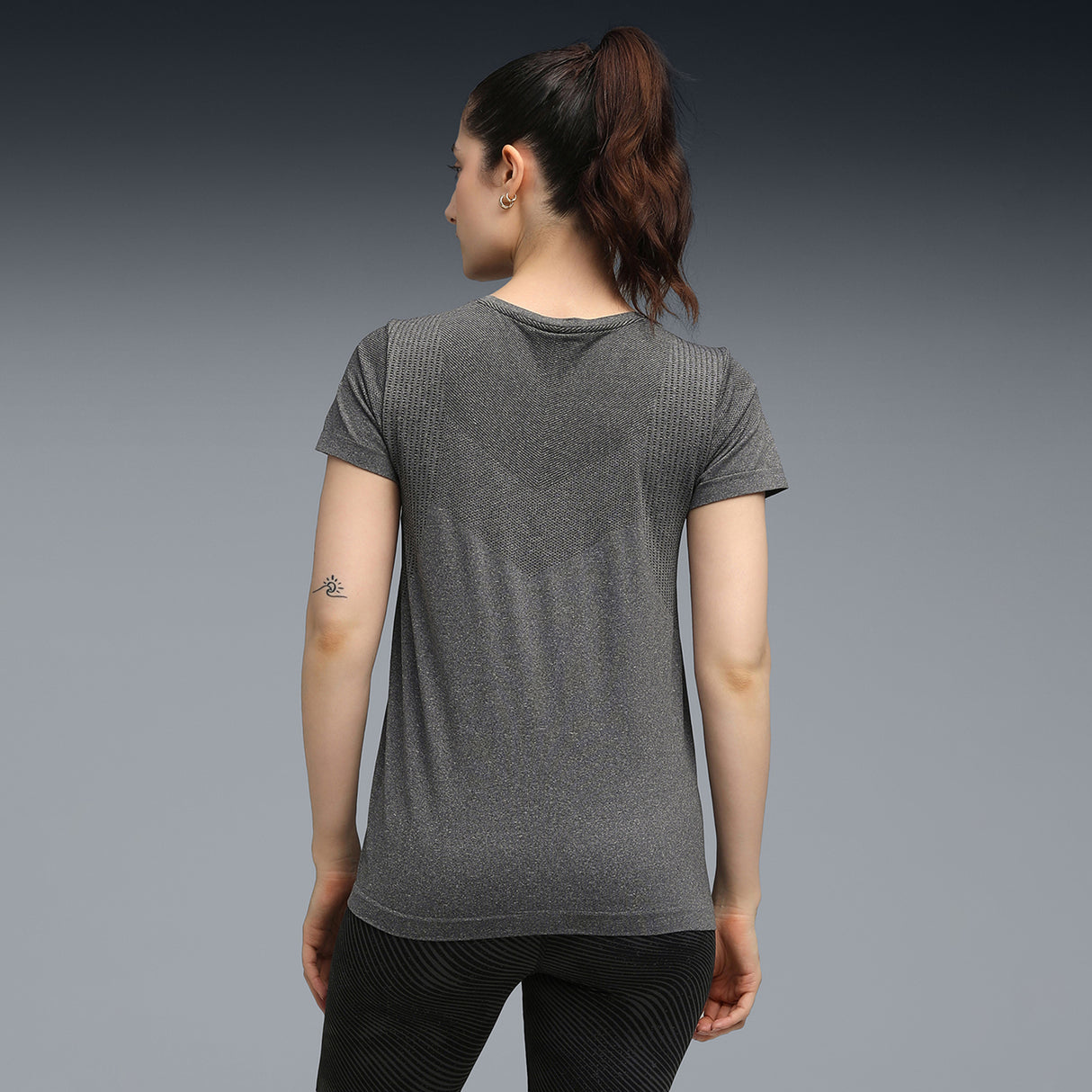 Puma Women Black W Tad Tech Seamless Tee