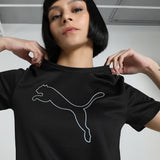 Puma Women Black Active Wear T-Shirts