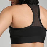 Puma Women Black Front Zip Bra