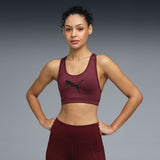 Puma Women Burgundy Active Wear Sports Bra