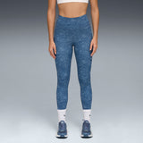 Puma Women Blue-Navy Active Wear Leggings & Tights