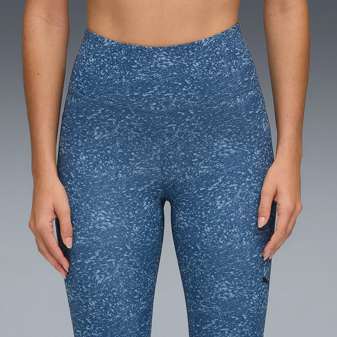 Puma Women Blue-Navy Active Wear Leggings & Tights