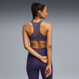 Puma Women Purple 4Keeps Bra - Padded - Pebble Print