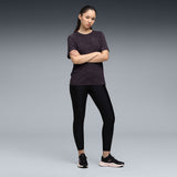 Puma Women Purple-Multi Active Wear T-Shirts