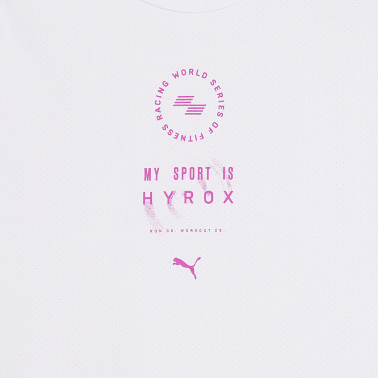 Puma Men White M Puma X Hyrox Dryelite Training Tee