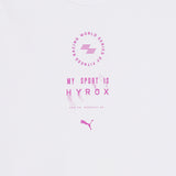 Puma Men White M Puma X Hyrox Dryelite Training Tee