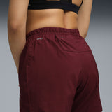 Puma Women Burgundy Active Wear Shorts