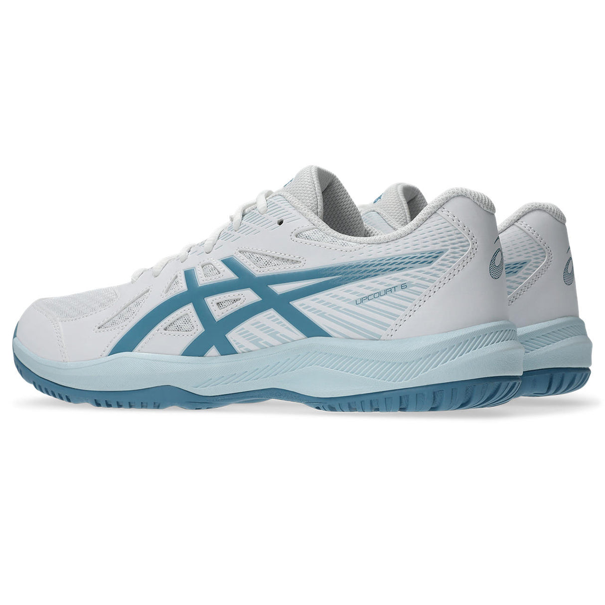 Asics Men White-blue Upcourt 6