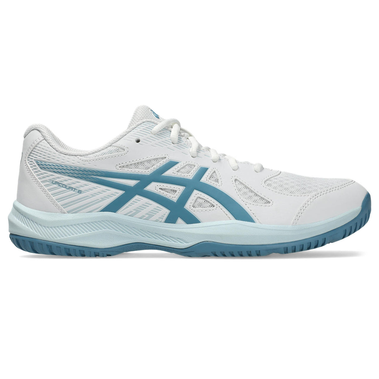 Asics Men White-blue Upcourt 6