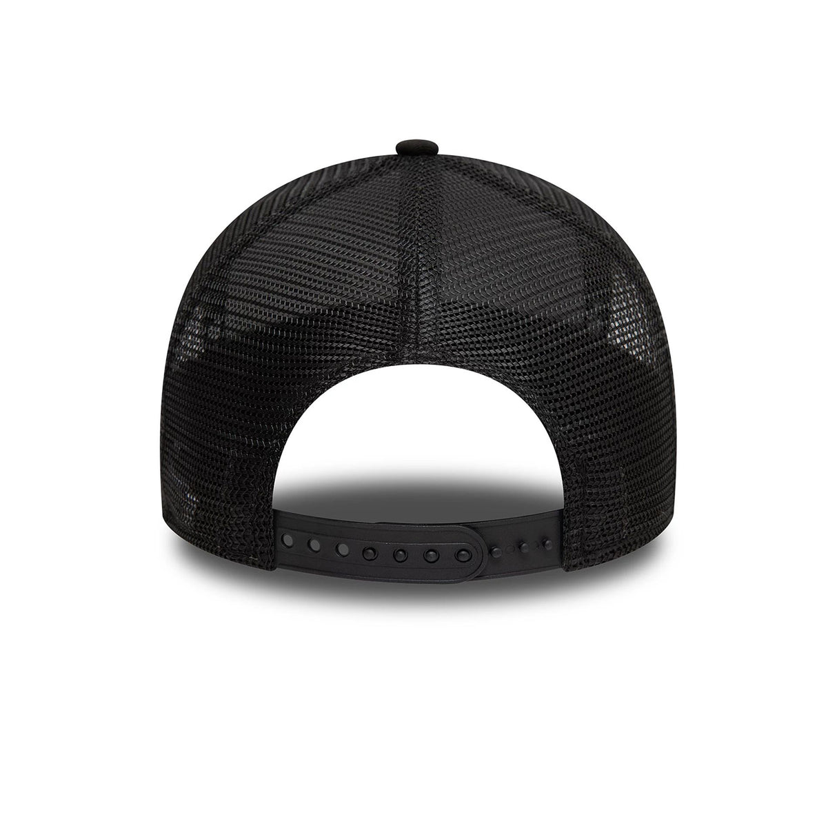 NEW ERA OUTDOOR BLACK 9FORTY A-FRAME TRUCKER ADJUSTABLE CAP