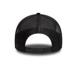 NEW ERA OUTDOOR BLACK 9FORTY A-FRAME TRUCKER ADJUSTABLE CAP