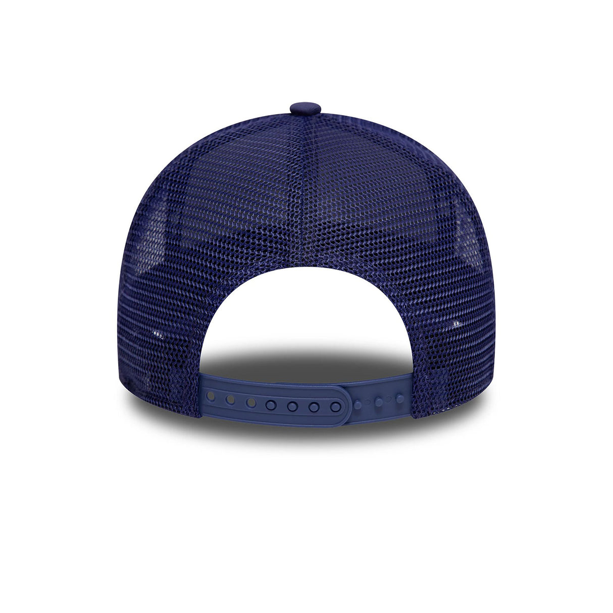 NEW YORK YANKEES LEAGUE ESSENTIAL DARK BLUE 9FORTY A-FRAME TRUCKER ADJUSTABLE CAP