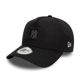 NEW YORK YANKEES METALLIC BLACK 9FORTY A-FRAME ADJUSTABLE CAP