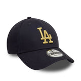 LA DODGERS METALLIC NAVY 9FORTY ADJUSTABLE CAP