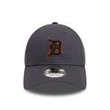 DETROIT TIGERS SIDE PATCH DARK GREY 9FORTY ADJUSTABLE CAP