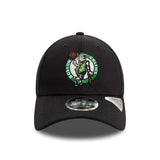 BOSTON CELTICS NBA BLACK 9FORTY STRETCH SNAP ADJUSTABLE CAP