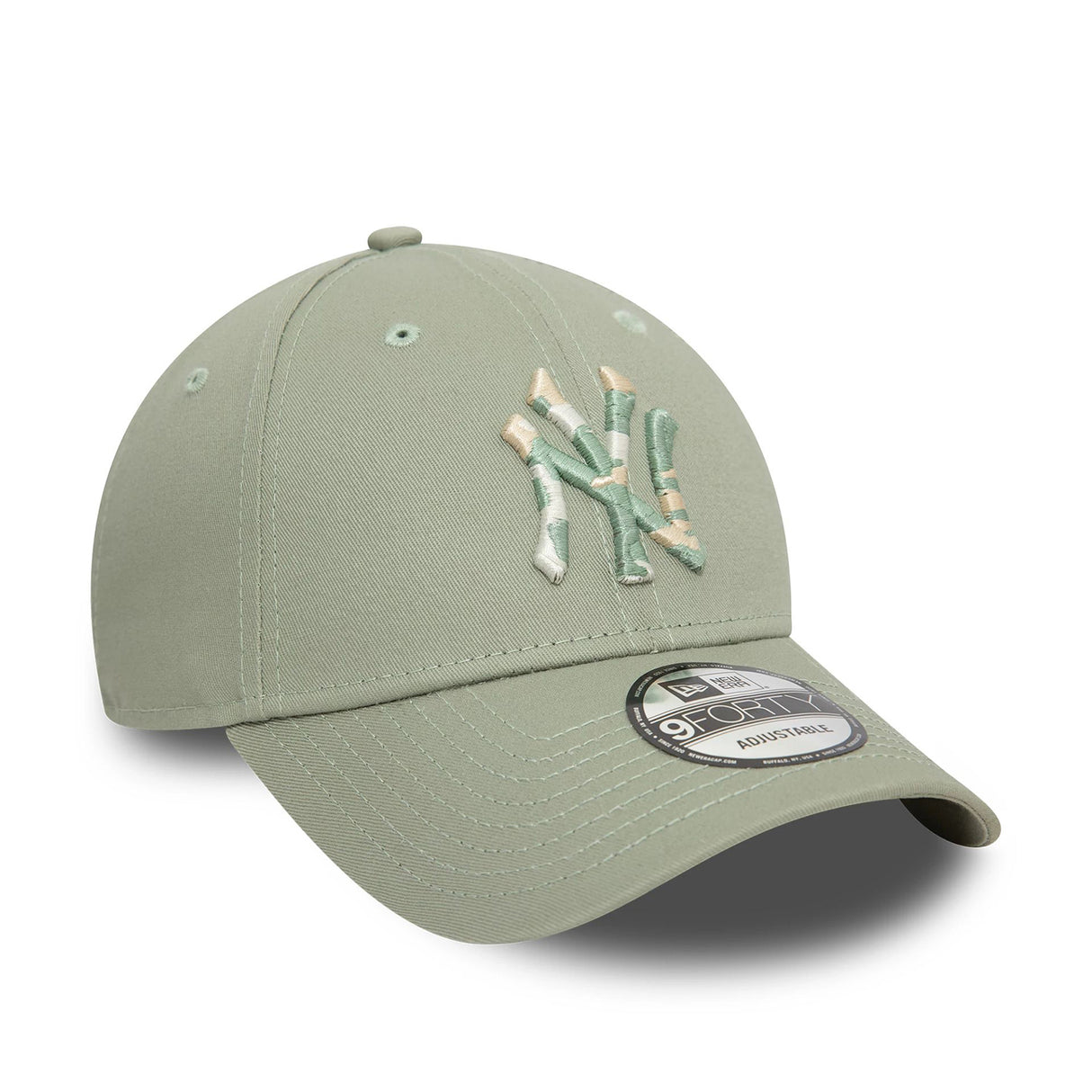 NEW YORK YANKEES CAMO INFILL PASTEL GREEN 9FORTY ADJUSTABLE CAP