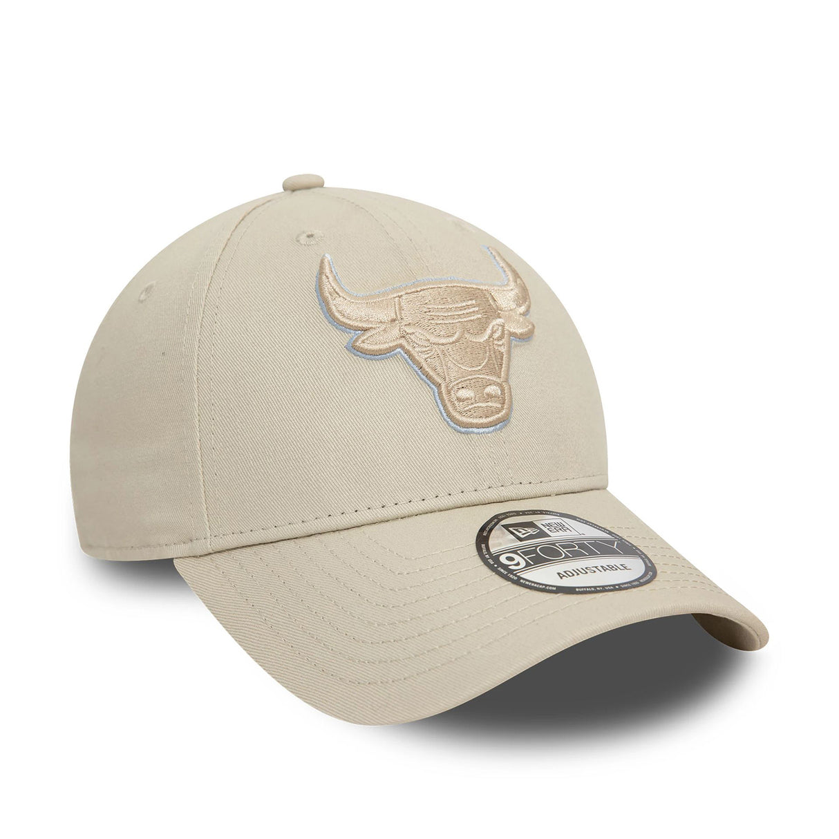 CHICAGO BULLS TEAM OUTLINE CREAM 9FORTY ADJUSTABLE CAP