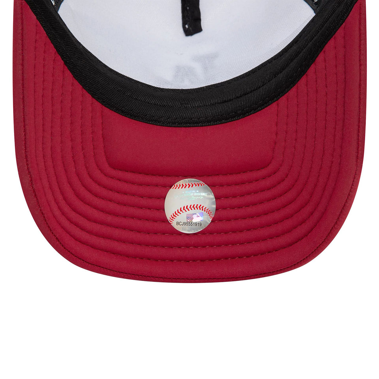 LA DODGERS MLB GRAPHIC WHITE 9FORTY A-FRAME TRUCKER ADJUSTABLE CAP