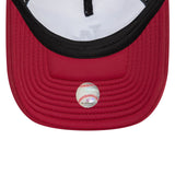 LA DODGERS MLB GRAPHIC WHITE 9FORTY A-FRAME TRUCKER ADJUSTABLE CAP