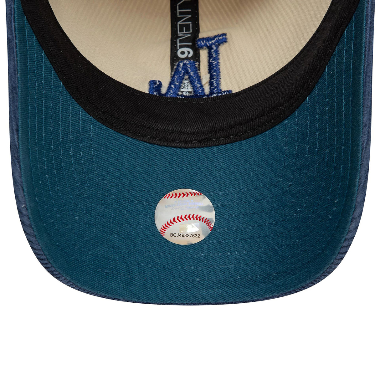 LA DODGERS BLOCK CORD CREAM 9TWENTY ADJUSTABLE CAP