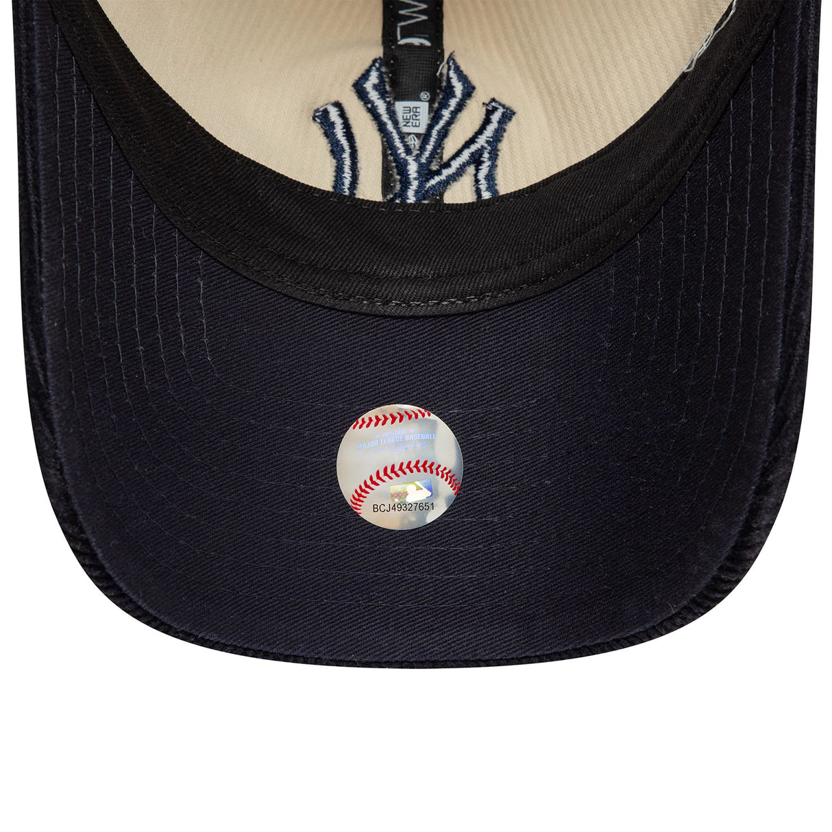 NEW YORK YANKEES BLOCK CORD CREAM 9TWENTY ADJUSTABLE CAP