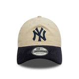 NEW YORK YANKEES BLOCK CORD CREAM 9TWENTY ADJUSTABLE CAP
