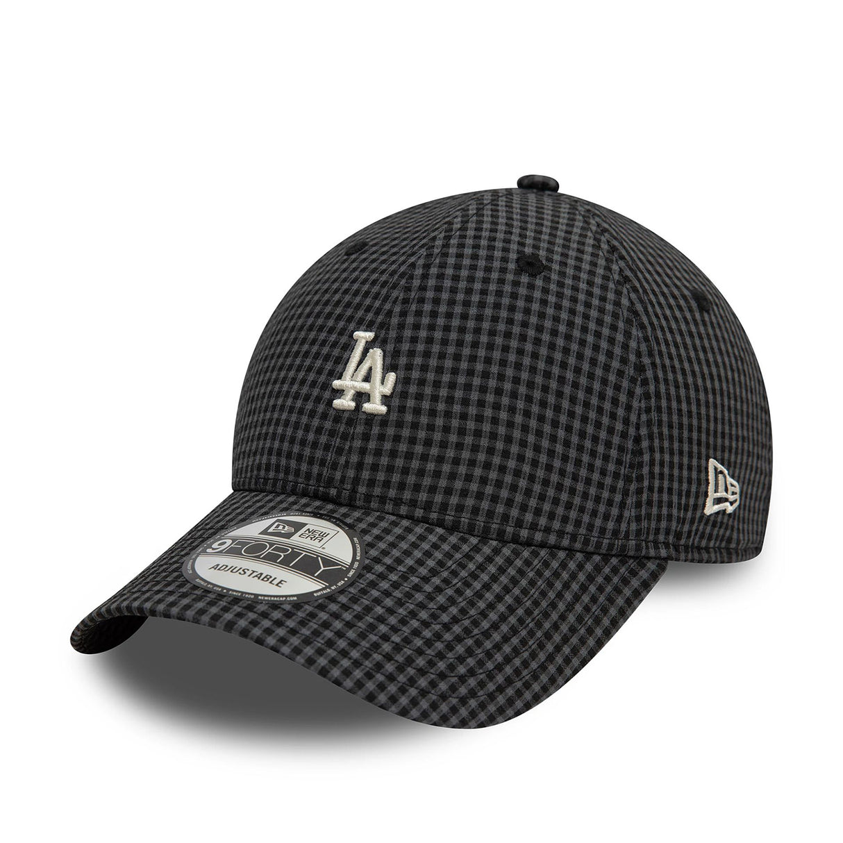 LA DODGERS SEERSUCKER BLACK 9FORTY ADJUSTABLE CAP