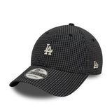 LA DODGERS SEERSUCKER BLACK 9FORTY ADJUSTABLE CAP
