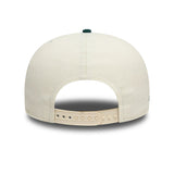 OAKLAND ATHLETICS SCRIPT PRECURVED CREAM GOLFER ADJUSTABLE CAP