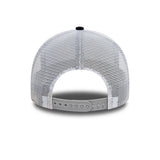 CHICAGO BULLS TONAL CHECK BLACK 9FORTY A-FRAME TRUCKER ADJUSTABLE CAP