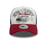 TOM & JERRY WHITE 9FORTY A-FRAME TRUCKER ADJUSTABLE CAP