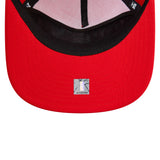 CHICAGO BULLS WASHED PRECURVED RED GOLFER ADJUSTABLE CAP