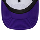 LA LAKERS NBA FLOWER PURPLE 9FORTY A-FRAME TRUCKER ADJUSTABLE CAP