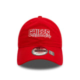 KANSAS CITY CHIEFS NFL SCRIPT RED 9TWENTY ADJUSTABLE CAP