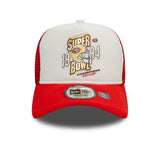 SAN FRANCISCO 49ERS SUPER BOWL RED 9FORTY A-FRAME TRUCKER ADJUSTABLE CAP