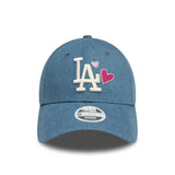 LA DODGERS WOMENS DENIM BLUE 9FORTY ADJUSTABLE CAP