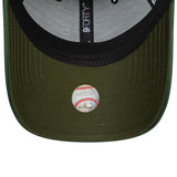 OAKLAND ATHLETICS WOMENS SATIN DARK GREEN 9FORTY ADJUSTABLE CAP