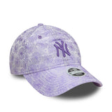 NEW YORK YANKEES WOMENS FLORAL LIGHT PURPLE 9TWENTY ADJUSTABLE CAP