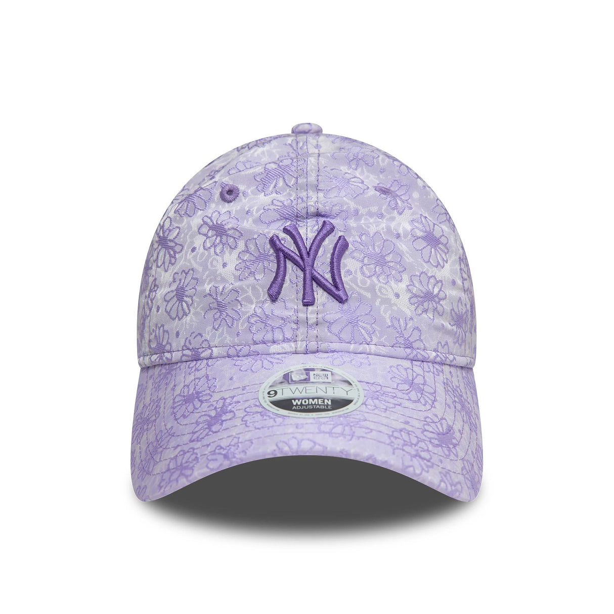 NEW YORK YANKEES WOMENS FLORAL LIGHT PURPLE 9TWENTY ADJUSTABLE CAP