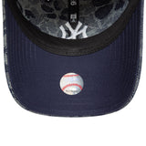 NEW YORK YANKEES WOMENS FLORAL DENIM BLUE 9TWENTY ADJUSTABLE CAP