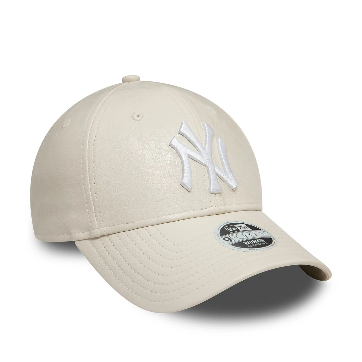 NEW YORK YANKEES WOMENS PU CREAM 9FORTY ADJUSTABLE CAP