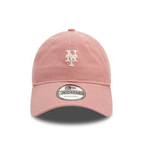 NEW YORK METS MINI WASHED DARK PINK 9TWENTY ADJUSTABLE CAP