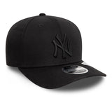 NEW YORK YANKEES MONOCHROME BLACK 9SEVENTY STRETCH SNAP ADJUSTABLE CAP