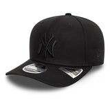 NEW YORK YANKEES MONOCHROME BLACK 9SEVENTY STRETCH SNAP ADJUSTABLE CAP