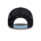 NEW ERA PATCH CORD PASTEL BLUE 9FORTY A-FRAME TRUCKER ADJUSTABLE CAP